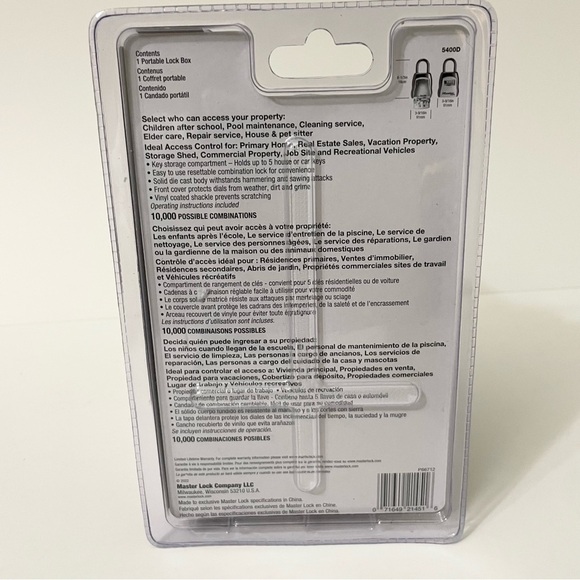 Master Lock Portable Lock Box - Picture 4 of 13